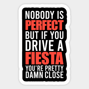 Fiesta Owners Sticker